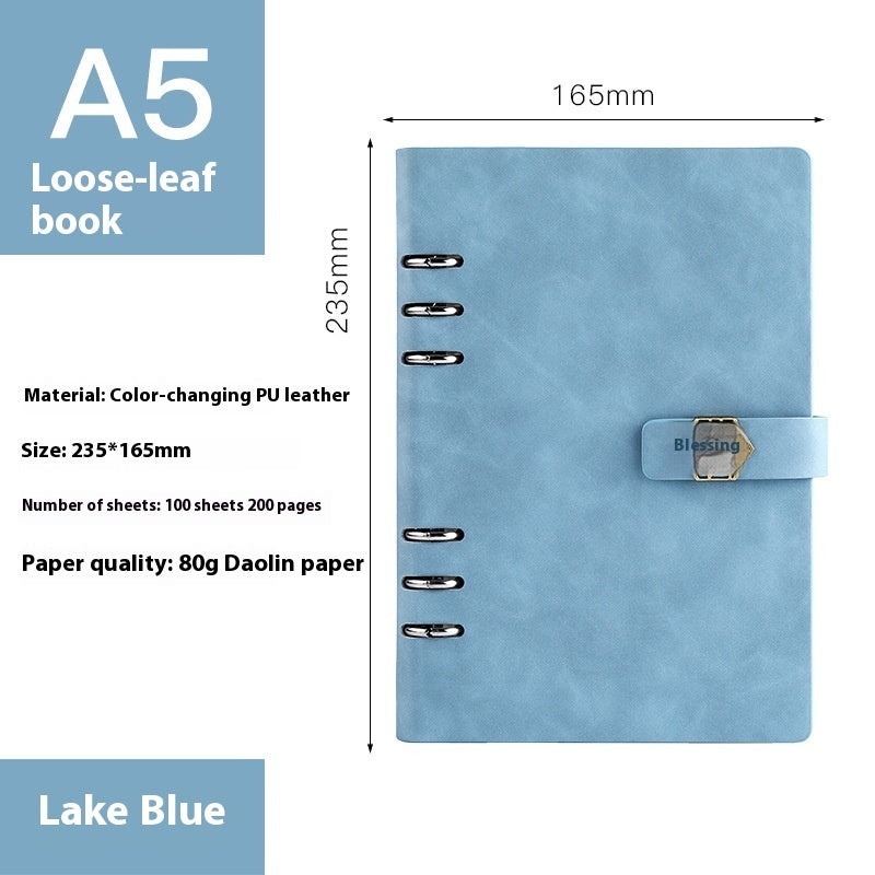 A5 Notebook Loose-leaf Removable Notepad Business Office Meeting - The Number 1 Things