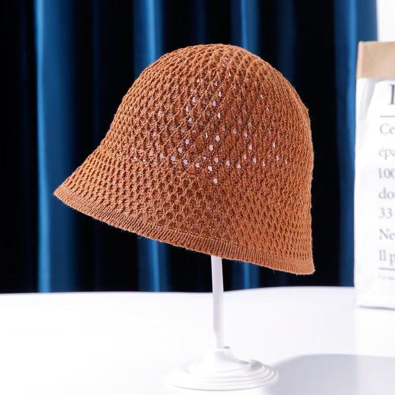 Mesh Breathable Classic Style Sun Hat All-matching Sun-proof Bucket Hat Show Face