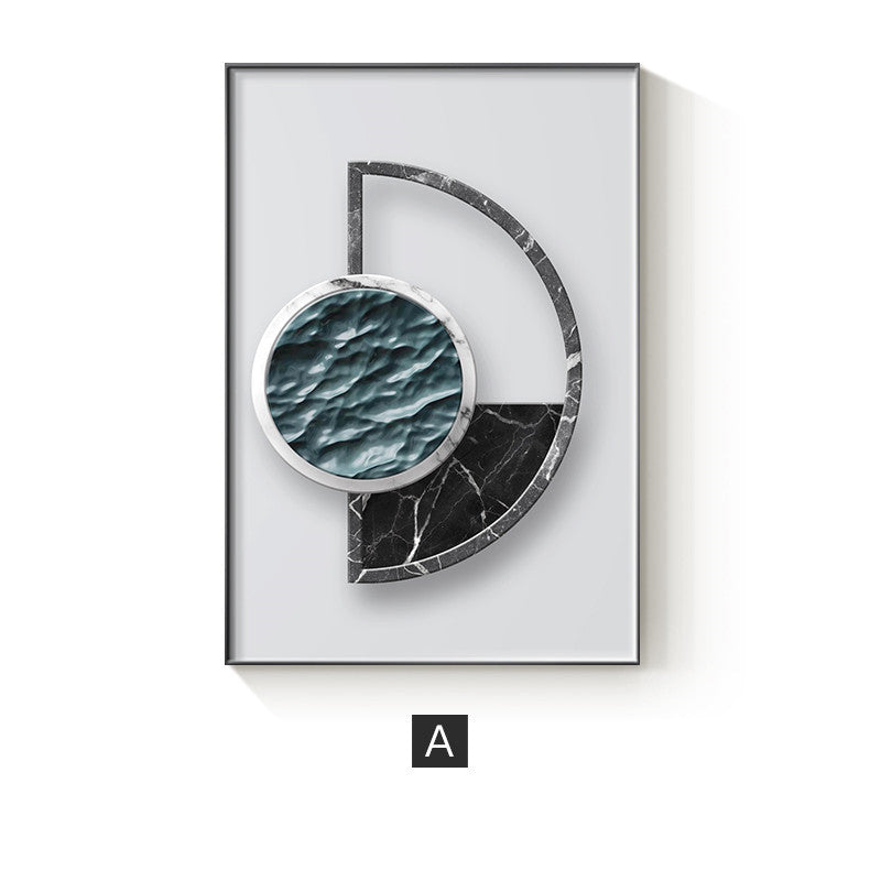 Abstract Geometric Canvas Painting Picture Home Decor Wall Poster - The Number 1 Things