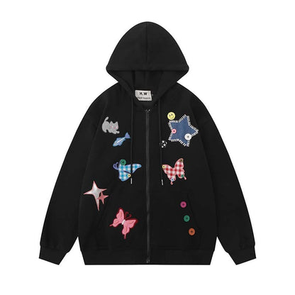 Retro Cute Animal Embroidered Sweater - The Number 1 Things