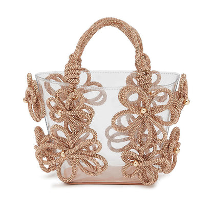 New Women's Diamond Inlaid Rhinestone Flower Handbag - The Number 1 Things