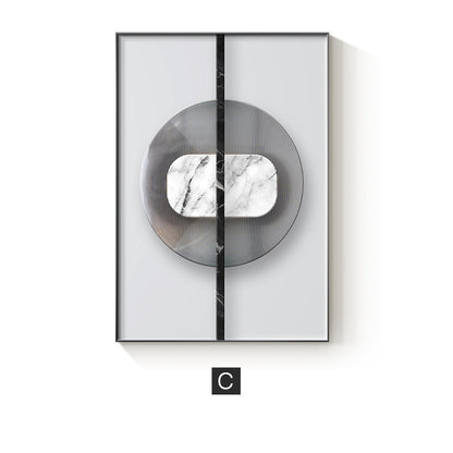Abstract Geometric Canvas Painting Picture Home Decor Wall Poster - The Number 1 Things