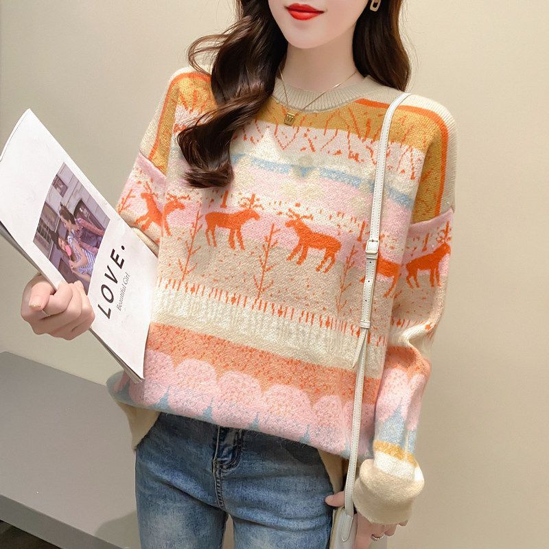 Women's Autumn And Winter Loose Knitted Sweater Top - The Number 1 Things