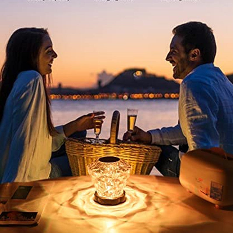 Diamond Crystal Lamp Table Light USB Touch Sensor Bar Table Lamp Dimming Beside Lamp LED Night Light For Restaurant Wedding - The Number 1 Things