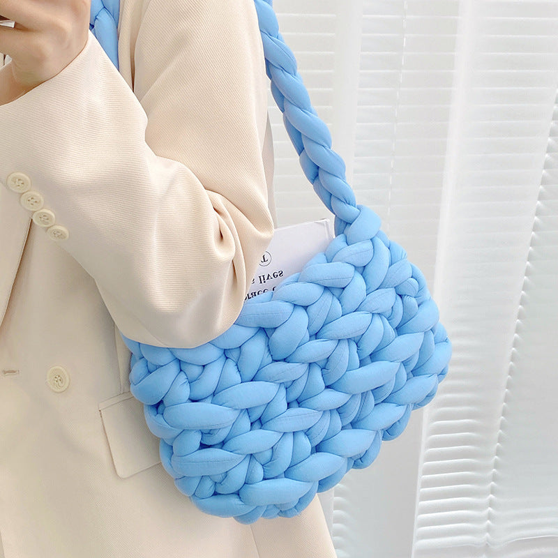 Icelandic Super Thick Wool Diy Hand Knitted Bag - The Number 1 Things