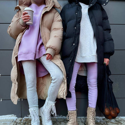 Long Puffer Jacket Cute Soft Colors Puffer Unisex Jackets - The Number 1 Things
