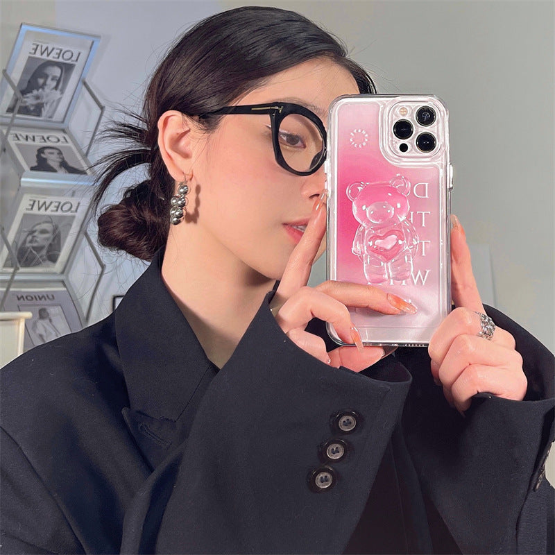 Gradient Bear Phone Case Holder