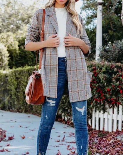 Plaid Coat For Women Formal Wear Office Coat - The Number 1 Things
