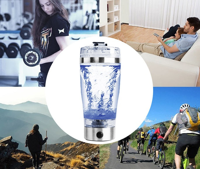 Electric Protein Shake Stirrer USB Shake Bottle Milk Coffee Blender Kettle Sports And Fitness Charging Electric Shaker Cup - The Number 1 Things
