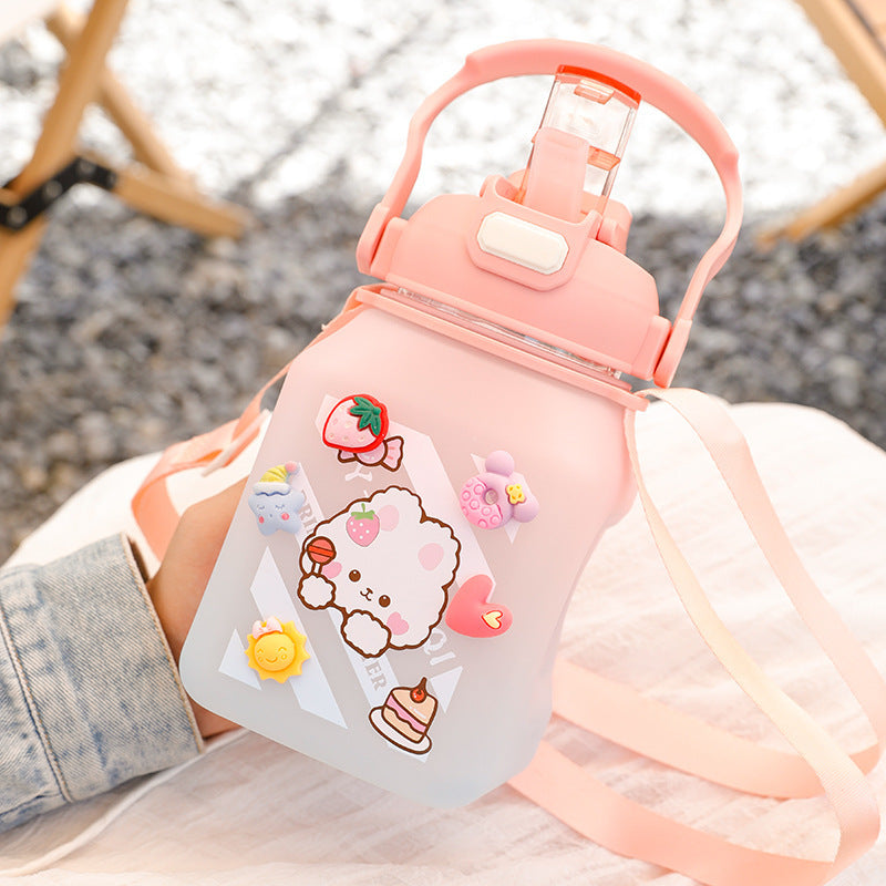 Summer Plastic Cup Frosted Creative Portable Male And Female - The Number 1 Things