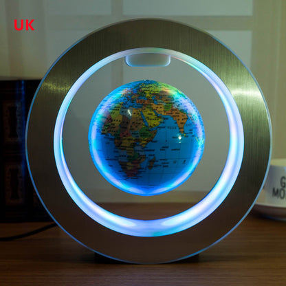 Round LED World Map Floating Globe Magnetic Levitation Light Anti Gravity Magic - The Number 1 Things