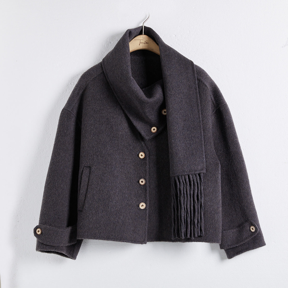 Autumn And Winter New Gentle Elegant Woolen Coat