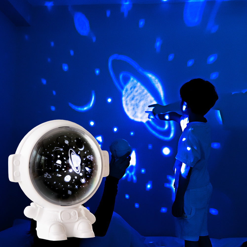 Galaxy Star Projector Starry Sky Night Light Astronaut Lamp Spaceman Projector Lamp