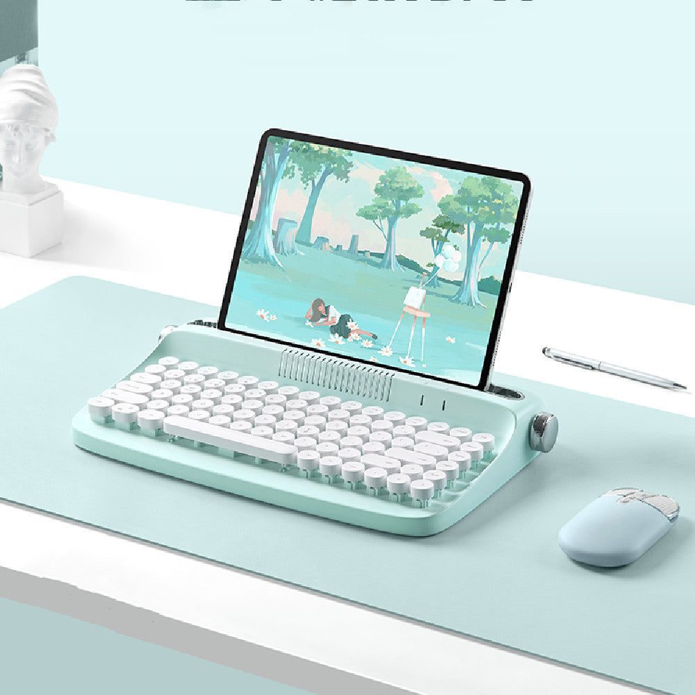 Retro Ipad Bluetooth Keyboard Mouse Set Cute Office - The Number 1 Things