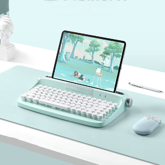 Retro Ipad Bluetooth Keyboard Mouse Set Cute Office - The Number 1 Things
