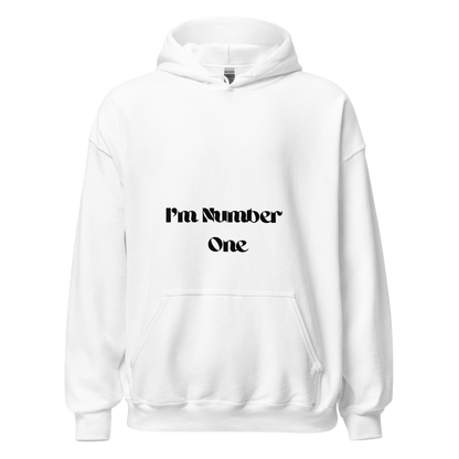 White Unisex Hoodie - The Number 1 Things