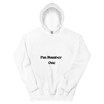 White Unisex Hoodie - The Number 1 Things