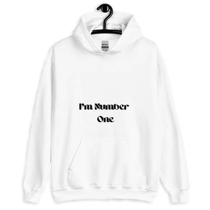 White Unisex Hoodie - The Number 1 Things