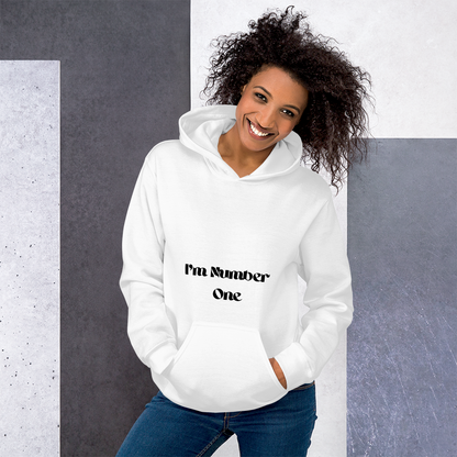 White Unisex Hoodie - The Number 1 Things