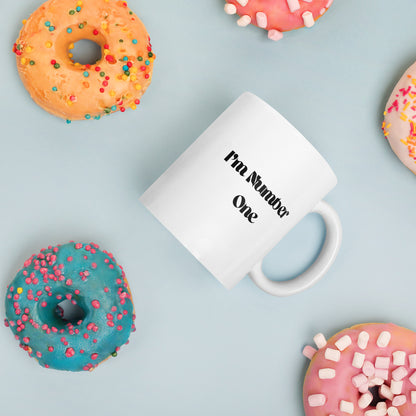 White Glossy Mug - The Number 1 Things